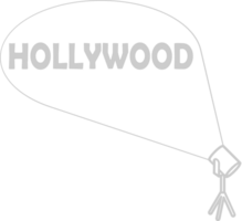 Hollywood vector