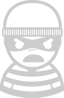 misdrijf crimineel emoticon vector