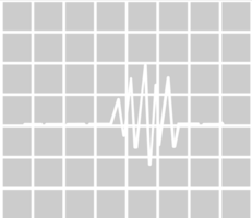 hartslag met raster vector