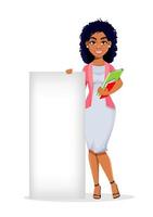 Afro-Amerikaanse zakenvrouw vector