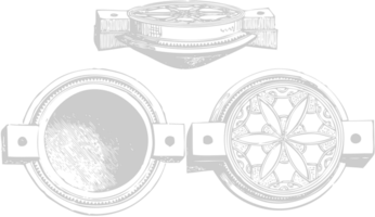 Egypte symbool schetsen vector