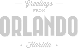 Florida typografie vector