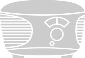 radio wijnoogst vector