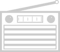 radio schets vector