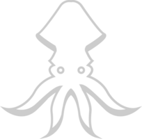 Octopus schets vector