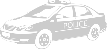 politieauto vector