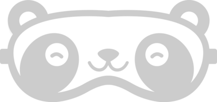 Panda oogmasker vector