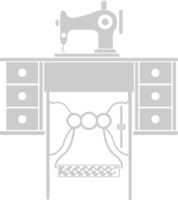naaimachine met tafel vector