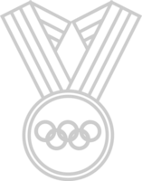 olympische medaille vector