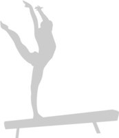 olympische balansbalk vector