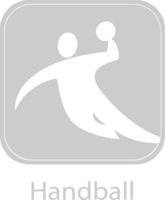 olympisch pictogram handbal vector