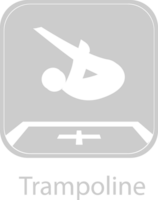 olympisch pictogram trampoline vector