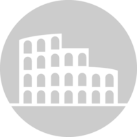 colosseum van rome vector