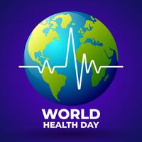 Wereldgezondheidsdag campagne Logo pictogram ontwerpsjabloon vector