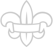 verkenner fleur de lis vector