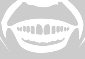 mond realistisch vector