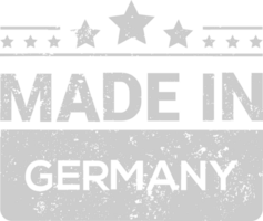 postzegel gemaakt in Duitsland vector