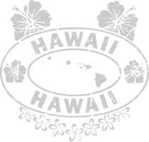 postzegel post Hawaii vector