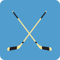 hockey sticks vector