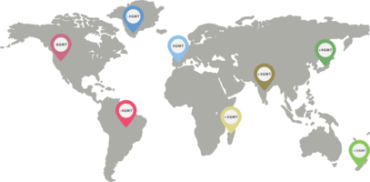 wereldkaart vector