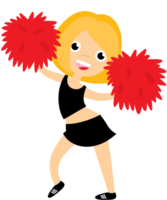 cheerleader vector