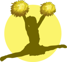 cheerleader vector