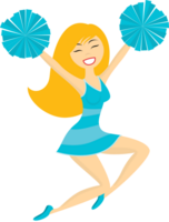 cheerleader vector