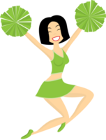 cheerleader vector