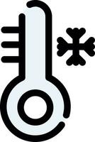 thermometer creatief icoon ontwerp vector