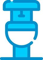 toilet creatief icoon ontwerp vector