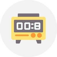 digitaal stopwatch creatief icoon ontwerp vector