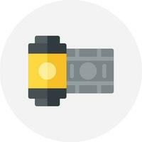camera rollen creatief icoon ontwerp vector