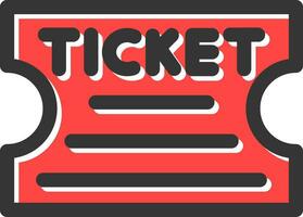 ticket creatief icoon ontwerp vector