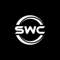 swc brief logo ontwerp, inspiratie voor een uniek identiteit. modern elegantie en creatief ontwerp. watermerk uw succes met de opvallend deze logo. vector