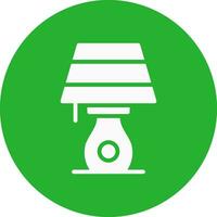 tafel lamp creatief icoon ontwerp vector