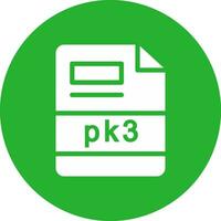 pk3 creatief icoon ontwerp vector