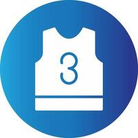 basketbal Jersey creatief icoon ontwerp vector