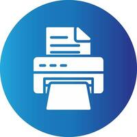 printer creatief icoon ontwerp vector