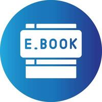 e-boeken creatief icoon ontwerp vector