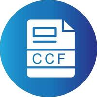 ccf creatief icoon ontwerp vector