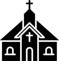 Christus architectuur solide en glyph vector illustratie