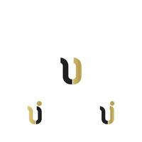alfabet brieven initialen monogram logo zj, jz, z en j vector