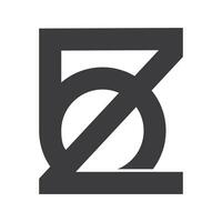 alfabet brieven initialen monogram logo bz, zb, z en b vector