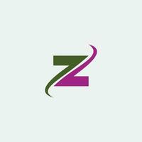 z brief logo ontwerp.z eerste gebaseerd alfabet icoon logo ontwerp vector