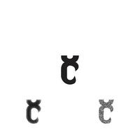 alfabet letters initialen monogram logo xc, cx, x en c vector