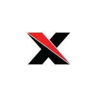 eerste brief X logo ontwerp sjabloon vector
