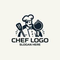 vector vlak chef logo sjabloon verzameling