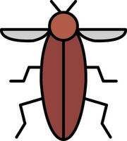 insect lijn gevulde icoon vector