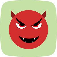 duivel emoji vector pictogram
