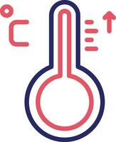 thermometer vector pictogram